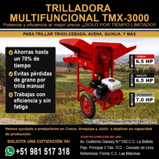 TRILLADORA MULTIFUNCIONAL TMX-3000